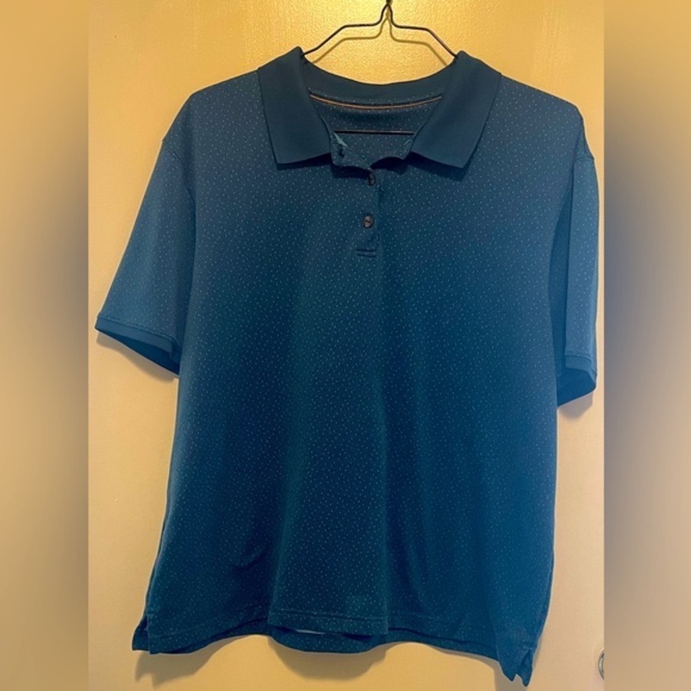 Blue Casual Polo Shirt. Sz XL